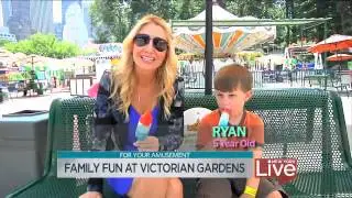 NBC's NY Live - Raina Seitel at Victorian Gardens