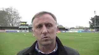 Mark Yates on 1-0 defeat to AFC Wimbledon