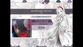 Arcaea 2.5.2 world.execute(me); (FTR LVL 8) 10'000'839 Pure Memory!