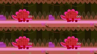 Crawl Crawl Dinosaur! | Noodles & Pals Nursery Rhyme Remix with Gamavision Magic