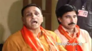 Gujarat BJP's press briefing on first day of the state executive meeting in Rajkot