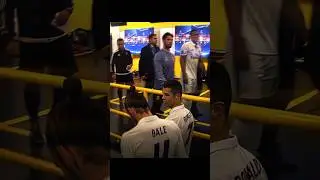 Ronaldo and Bale laugh at Benzema 😂 #ronaldo #realmadrid #football #trending #viral