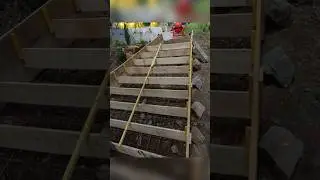 Лестница на склоне из бетона как сделать 🧤