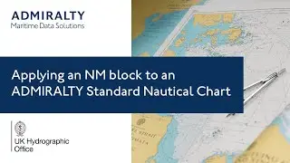 Применение блока NM к стандартной морской карте Адмиралтейства.