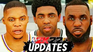 NBA 2K22 CURRENT-GEN UPDATE TODAY! | BRON, KYRIE, & RUSS NEW FACE SCANS WERE REMOVED via PATCH 1.6?