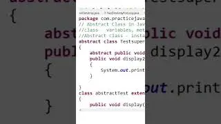Real time example how Abstraction works in any programming language