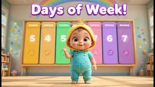 Learns Days of the Week | Baby Bibi Learning Series | Nursery Song for Kids