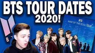 BTS TOUR DATES REACTION! (2020)