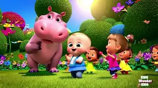 💧🦛 Happy Hippo Friendship Fun! Kids Song | Playful Animals & Gentle Joy!