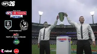 AFL 26 - AFL 2040 Grand Final - Port Adelaide vs Collingwood (Player Career)