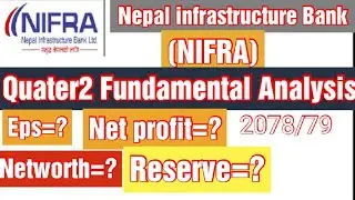 Fundamental analysis of Nepal infrastructure Bank(Nifra)।2078/79 Quater2 report।