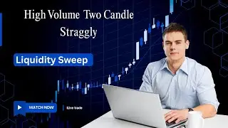 High volume Two Candle Straggly 100 Percent Profit ///Liquidity Sweep