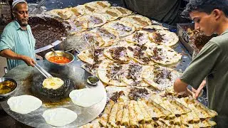30 Rupee Shami Paratha Roll! Karachi's Best Street Food!