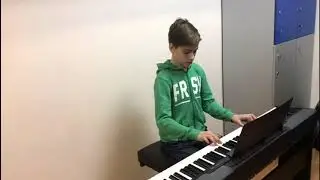 Урок фортепиано. Е. Ф. Гнесина - Этюд.