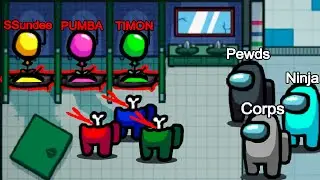 Worst Timing Ever in Among Us! Funny Moments #100
