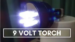 How to Make 9 Volt LED Torch ..