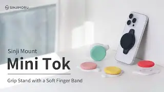 Comfortable Grip Stand with Robust TPU band. Sinji Mount Mini Tok