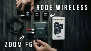 Как подключить Rode Wireless Go2 к аудиорегистратору Zoom F6