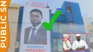 «Diomaye dafagniou trahir ….»reaction musclé des Senegalais devant le siège de la coalition diomaye