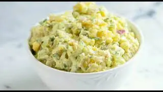 My simple potato salad for meryenda lang