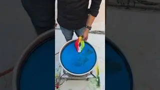 EASY Diamond Tie-Dye! (Rainbow Result) #diy #fyp #satisfying #video