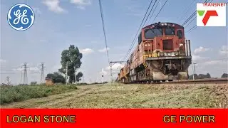 Transnet Class 43 GE locomotives. Redan, South Africa. GE narrow gauge power. #train #southafrica