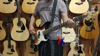 TEST SOUND | SAMPLE SOUND PRAKTEK SAMICK BASS CR-1/TB  DI KUDUS MUSIK