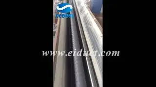 PVC Flexible Fabric Air Duct Hose Manufacturing Line from Ecoosi Industrial Co.,Ltd.