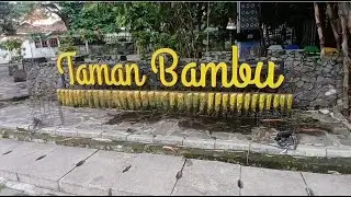 TAMAN BAMBU - Salah satu taman kota yang dimiliki, dipelihara dan dikelola oleh Pemkot Tangerang
