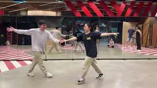Hustle dance Sequence taught by Fergus and Jan!