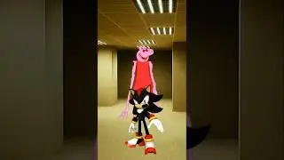 Pop Sonic And Backrooms  Peppa Pig Entity? Pop Sonic And Peppa Pig Entity! #shorts