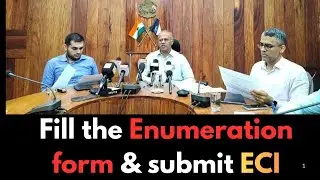Процесс SIR: Заполните форму переписи и отправьте ECI.
