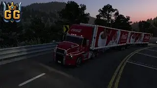American Truck Simulator - Mack Anthem Coca Cola Navideño De Durango A Jalpa (Caravana Navideña)