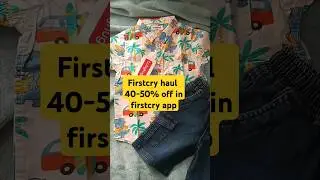 Firstcry haul | 40-50% off on firstcry app #firstcry #shorts #winterjackets #shoppinghaul