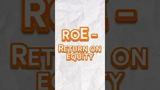 Day 132 &ndash; Return on Equity (ROE) Explained | Must Check Before Investing 🔥#shorts #roe #viral #sm