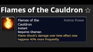 Torghast Resto Shaman PoV - Flames of the Cauldron Anima Power