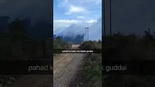 Truck  in the mountains of Nepal #truck #amazing #viral #trucking #danger #rolpa