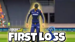 LOSE Our First IPL Match in Cricket24 Career Mode