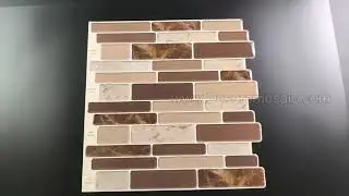 Brown Peel and Stick Bcksplash Mosaic Tile
