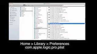 Where the Logic Pro Studio Preference File is located to reset, delete and troubleshoot