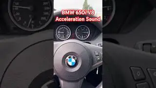 BMW E63 650i EXHAUST SOUND 367HP  #soundcheck #bmw #bmwm6 #bmwm #v8 #tuning