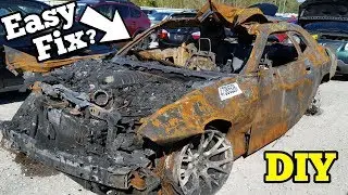 Can a $5,000 Fire Salvage Hellcat REALLY Be Rebuilt?