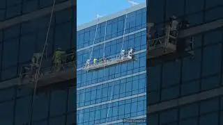 sky window cleaning. #windows #windowcleaner #windowcleaning #skyscraperscleaning #cleaning #clean