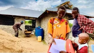 Ep42: Mama&rsquo;s Organic Beans Curry & Coconut Rice | Big Progress on Our Dream African Home 🏡✨