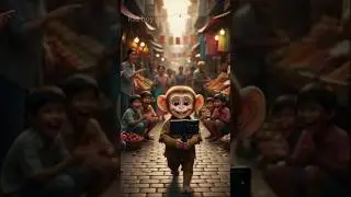From Pain to Power: A Baby Monkey&rsquo;s Rise to Success#ai #baby #kid #shortsvideo #poor