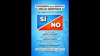 Incontro all'Ateneo Veneto | Referendum 2026 sulla riforma della giustizia