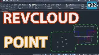 #22 How To Use Revcloud And Point Command In Autocad | Beginner's Course | Cad Gizmo