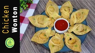 চিকেন অনথন | Crispy Chicken Wonton | Bangladeshi Restaurant style Fried Wonton | By Shopna's Kitchen