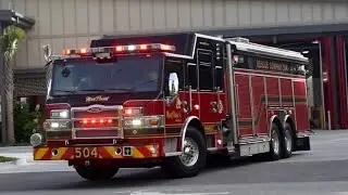 Mount Pleasant fire department rescue 504 demo response￼