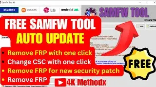 SAMFW FRP Tool: Bypass Samsung FRP Lock in One Click | Andriod 11,12,13...LATEST UPDATE